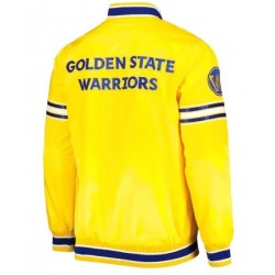 Golden State Warriors Starter Slider Satin Varsity Jacket