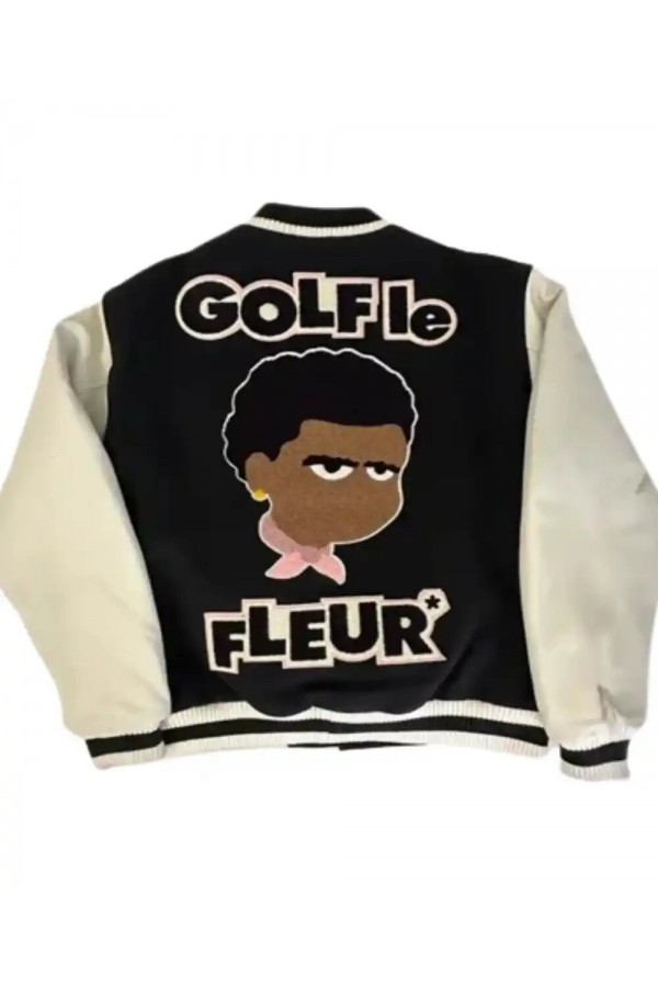 Golf Le Fleur Tyler Black Bomber Jacket
