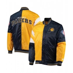 Indiana Pacers 75th Anniversary Leader Jacket Indiana Pacers 75th Anniversary Leader Jacket