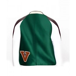 Louis Vuitton Patch Green Varsity Jacket