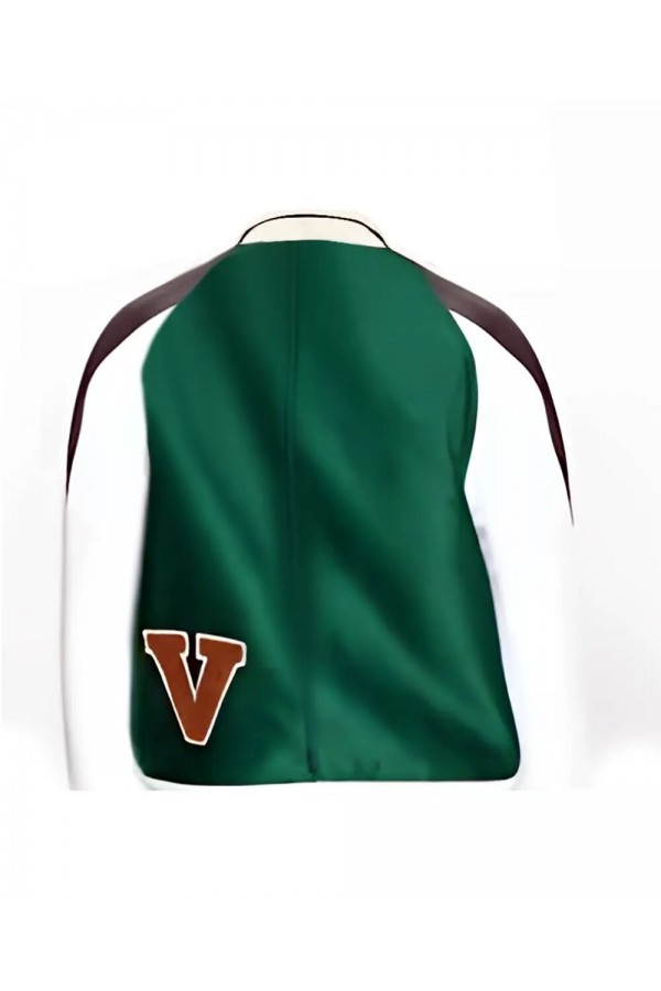 Louis Vuitton Patch Green Varsity Jacket