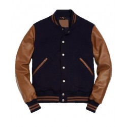Mens Blue Varsity Jacket