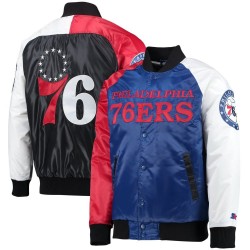 Mens Philadelphia 76ers Raglan Jacket