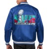 Mens Super Bowl LVII Starter Royal Locker Room Jacket