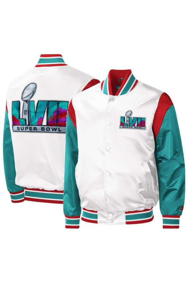 Mens Super Bowl LVII Starter White Box Jacket