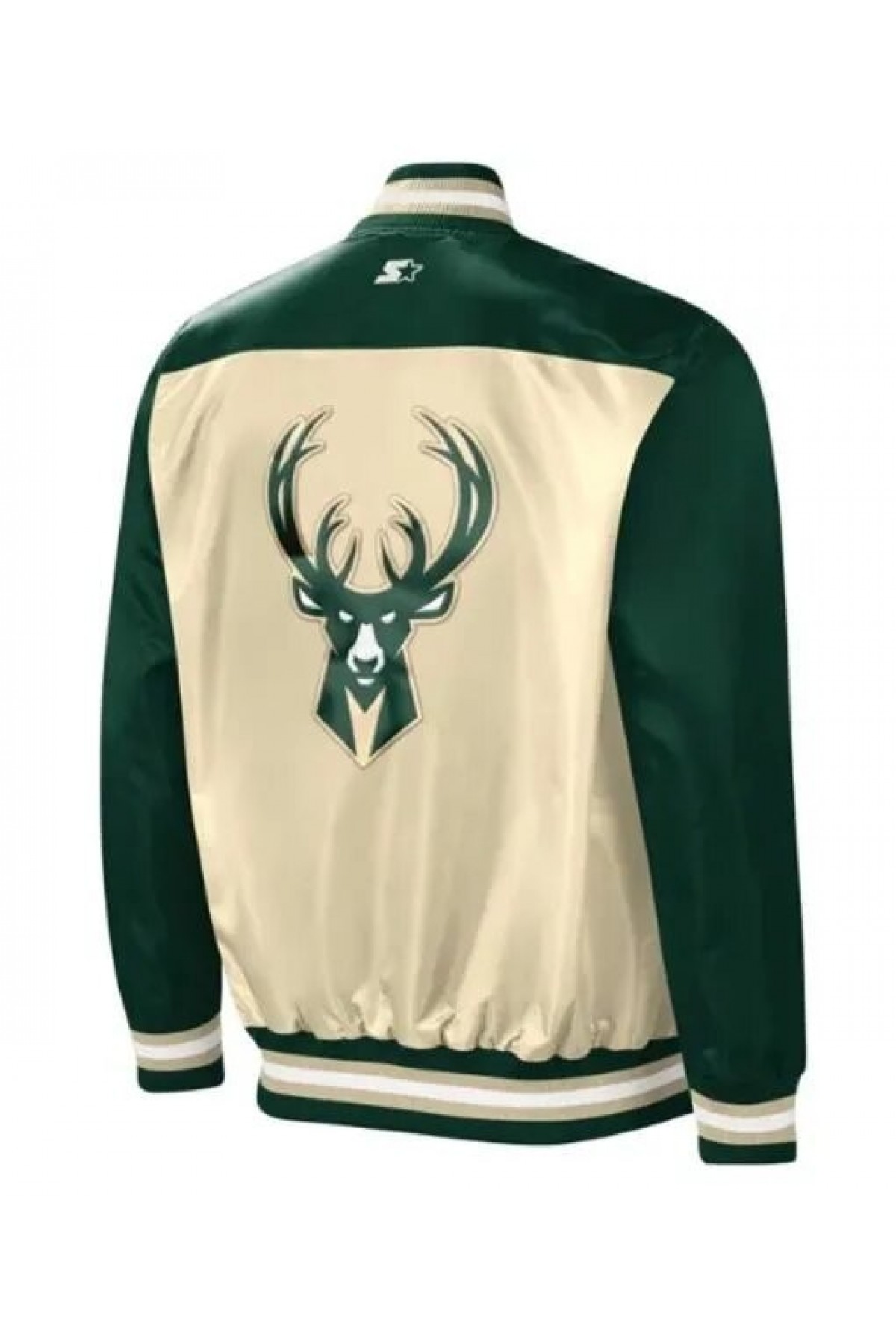 Milwaukee Bucks Tradition Varsity Satin Jacket