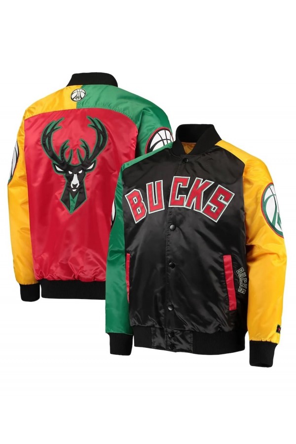 Milwaukee Bucks Ty Mopkins Bomber Jacket