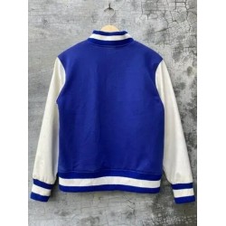 Monsters University Sulley Blue Bomber Varsity Jacket