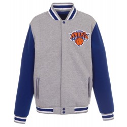 NY Knicks Gray and Royal Jacket