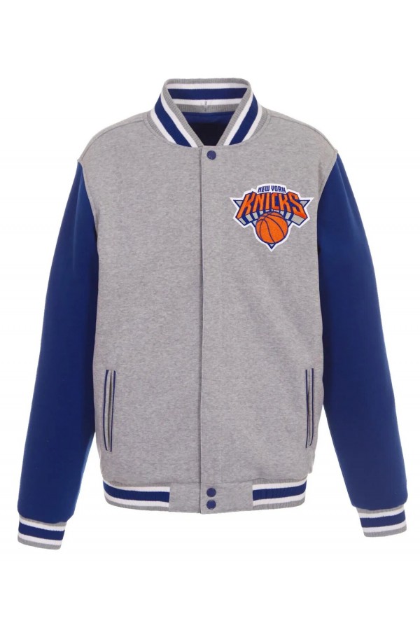 NY Knicks Gray and Royal Jacket