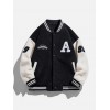 New York Sherpa Letterman Varsity Jacket