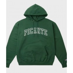 PICANTE Green Fleece Bomber Hoodie