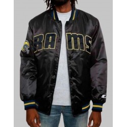 Los Angeles Rams Snoop Dogg Varsity Black Jacket