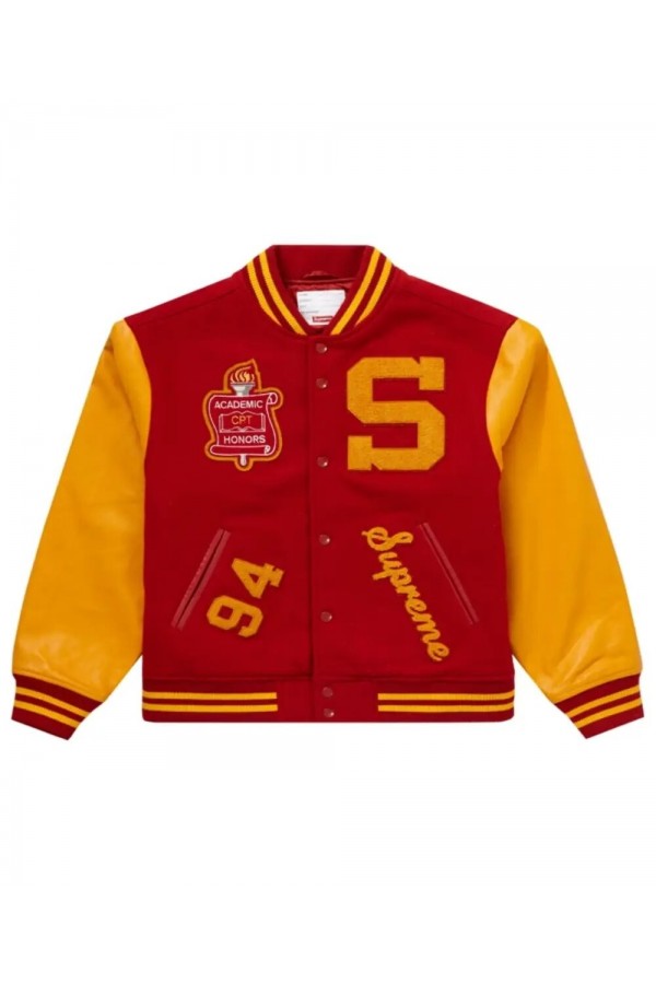 Supreme Team Varsity Bomber Jacket