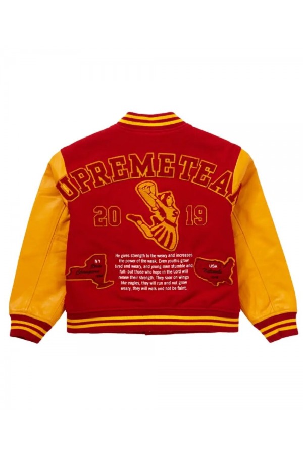 Supreme Team Varsity Bomber Jacket