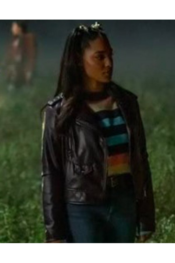 Teen Monica The Way Home S01 Leather Jacket