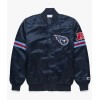 Tennessee Titans Football Club Black Satin Jacket