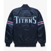 Tennessee Titans Football Club Black Satin Jacket Tennessee Titans Football Club Black Satin Jacket