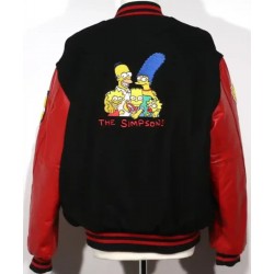 The Simpsons Bomber Varsity Jacket