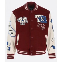 True Religion Varsity Letterman Jacket