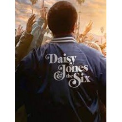 Tv Series Daisy Jones and The Six Blue Varsity Jacket