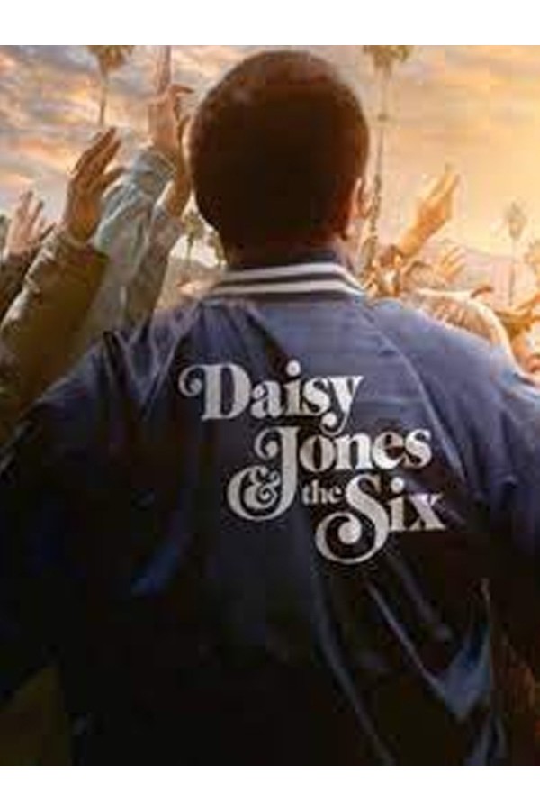 Tv Series Daisy Jones and The Six Blue Varsity Jacket