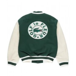 Tyler The Creator Green And Skin Varsity Jacket