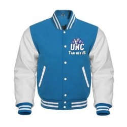UNC Tar Heels Blue and White Wool Jacket