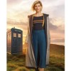 13th Doctor Who White Jodie Whittaker Hooded Coat