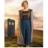 13th Doctor Who White Jodie Whittaker Hooded Coat