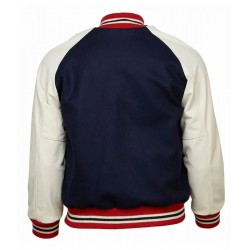 1927 NY Cuban Blue and White Wool Jacket