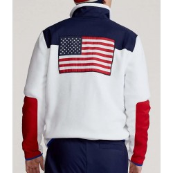 2022 Olympics Closing Ceremony Team USA Polyester Jacket