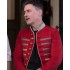 A Castle for Christmas Ross Lee Red Wool Overcoat