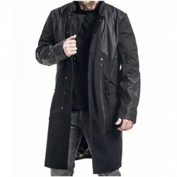 Adam Jensen Deus Ex Black Cotton Coat