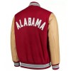 Alabama Crimson Tide Red Letterman Varsity Wool Jacket