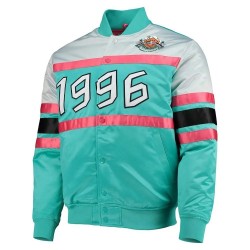 All Star NBA Weekend 1996 Hardwood Classics Teal Green Satin Jacket