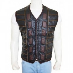 Anthony Lemke Dark Matter Brown Leather Vest