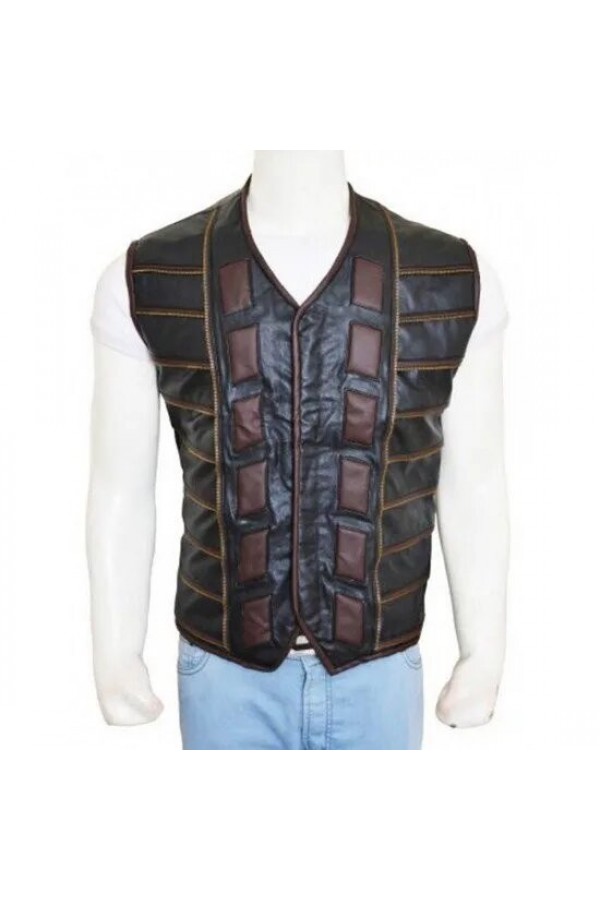 Anthony Lemke Dark Matter Brown Leather Vest