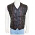 Anthony Lemke Dark Matter Brown Leather Vest