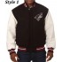 Arizona Coyotes Black and White Wool Jacket
