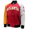 Atlanta Hawks Tricolor Satin Jacket Atlanta Hawks Tricolor Satin Jacket