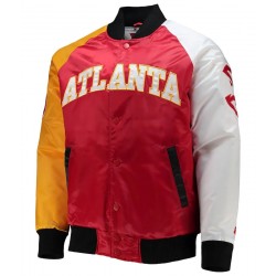 Atlanta Hawks Tricolor Satin Jacket