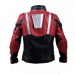 Avengers Endgame Ant Man Red Leather Jacket