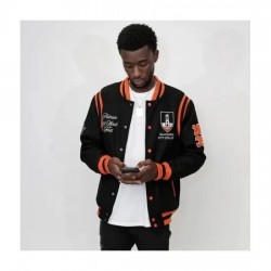 Baltimore City College Black Varsity Wool Jacket