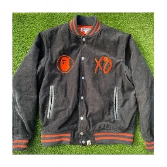 Bape A Bathing Ape XO Generals The Weeknd Varsity Jacket