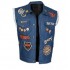 Barley Lightfoot Onward Blue Patched Denim Vest