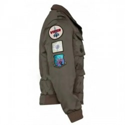 Battlestar Galactica Jamie Bamber Grey Cotton Jacket