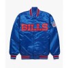 Bills Gameday Bomber Satin Blue Jacket