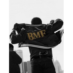 Black Mafia Family Demetrius Flenory Black Nylon Jacket