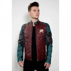 Brenton Thwaites Titans Robin Leather Jacket